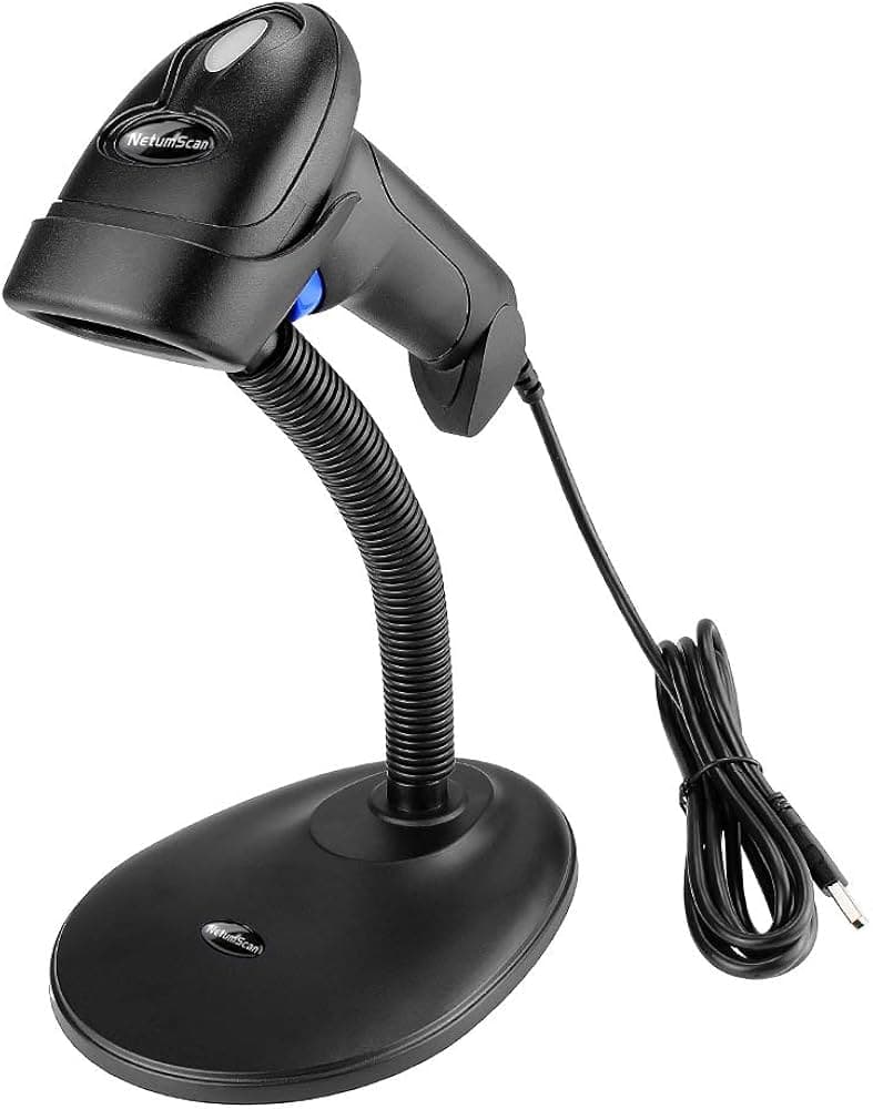 NetumScan wired USB 1D scanner product photo
